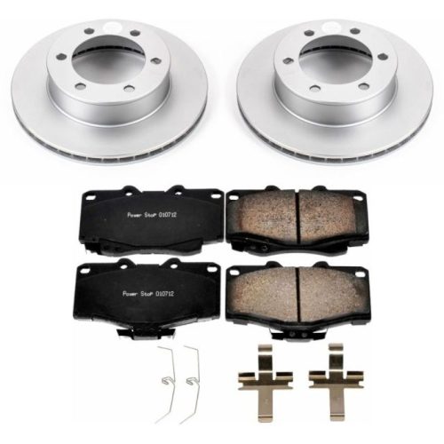 1995-2000 Toyota 4Runner & Tacoma Front Brake Rotor and Ceramic Pad Assembly - Premium Replacement