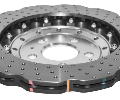 DBA 5000 Series Brake Rotor for Audi RS5 2013-15 Rear High Performance Wavy Drilled Replacement - Image 2