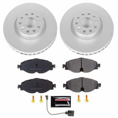 2015-2017 Audi A3 & 2017 Volkswagen Golf Front Z23 Evolution Sport Coated Brake Kit - Premium Replacement