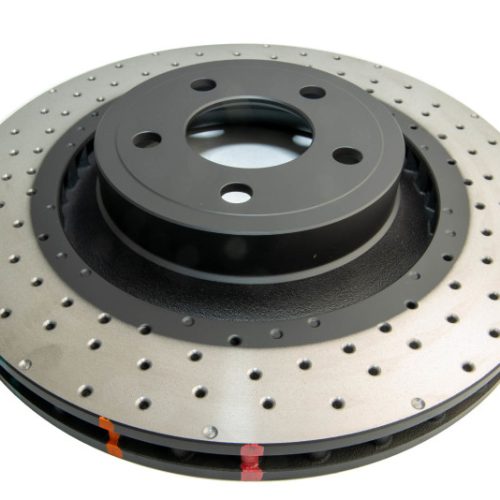 DBA 4000 Series Cross Drilled Front Rotor for Ford Mustang 2015-17 - High Performance Replacement Part