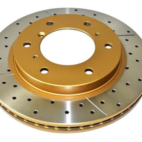 DBA Street Series Cross Drilled and Slotted Rotor for Mitsubishi Montero 2000-2005 - Premium Replacement - Image 3