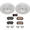 2012-2015 Audi S4, S5, and Q5 Rear Z23 Evolution Sport Coated Brake Rotor and Pad Assembly - Premium Replacement