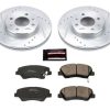 2012-2013 Hyundai Accent & 2012-2013 Kia Rio Front Z23 Evolution Sport Brake Upgrade Kit - Premium Replacement