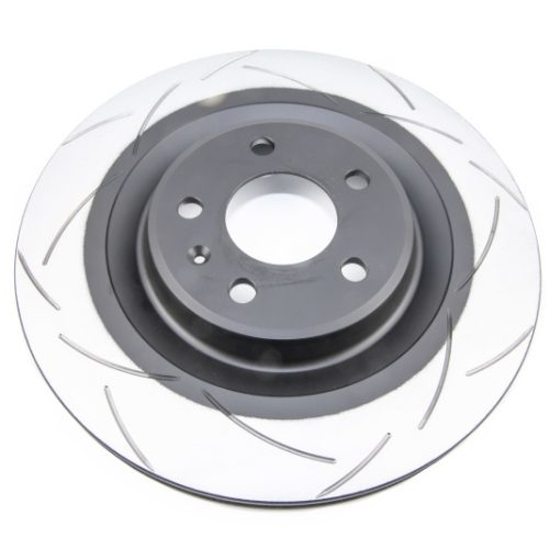 DBA Street Series T2 Slotted Brake Rotor - Rear Fitment for Audi A4 Quattro, A5 Quattro, Q5 2007-2013 - Premium Replacement - Image 3