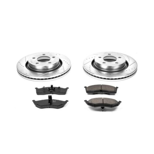 2000-2004 Chrysler Concorde & 2000 Dodge Intrepid Front Z23 Evolution Sport Brake Upgrade Kit - Premium Replacement