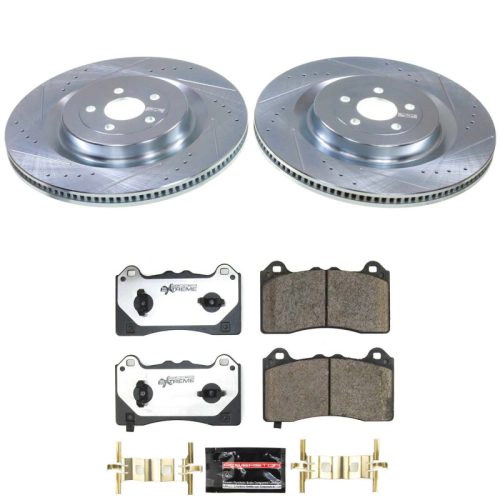 2021-2024 Ford Mustang Mach-E Front Z26 Street Brake Performance Upgrade Kit - Premium Replacement