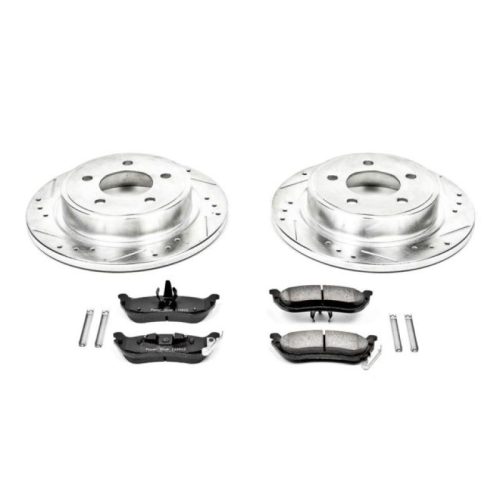 2004-2007 Chrysler Pacifica Rear Brake Rotor and Carbon-Fiber Ceramic Brake Pad Upgrade - Heavy Duty Performance and Towing Reliability