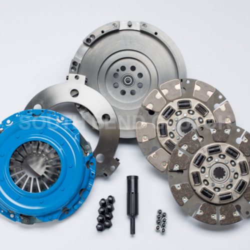 2004-2005 Chevrolet Silverado 2500 HD & 3500 HD Diesel Truck Street Dual Disc Clutch Kit - Premium Heavy-Duty Replacement