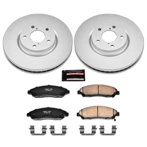 2009-2011 Honda Pilot Front Brake Rotor and Ceramic Pad Assembly - Heavy-Duty Fleet Replacement