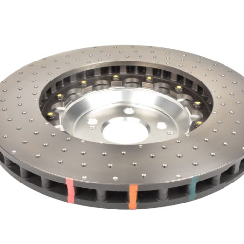 DBA 5000 Series Drilled and Dimpled Front Brake Rotor for Mercedes-Benz C63 S AMG 2016-2021 - Premium Replacement - Image 2
