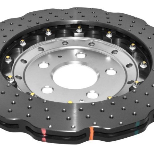 DBA 5000 Series Drilled Rotor Front Fitment for Audi R8 and RS5 2013-19 - Premium Replacement