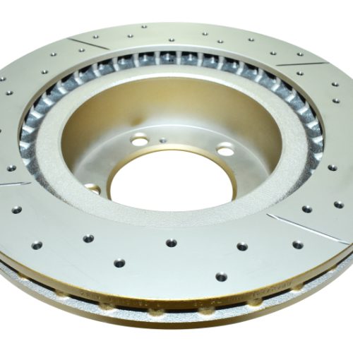 DBA Street Series Front Drilled and Slotted Rotor for Toyota Tundra and Sequoia 2007-11 - Premium Replacement - Image 2