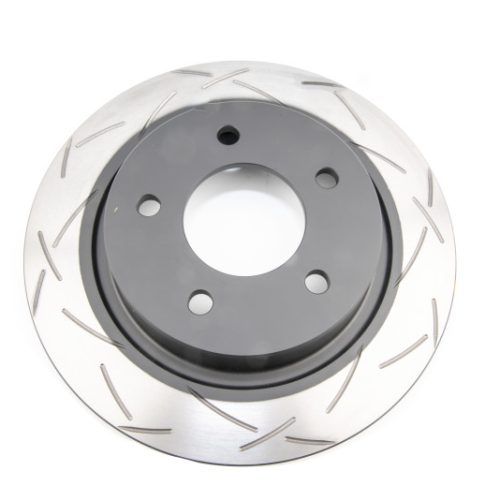 DBA 4000 Series Rear Slotted Rotor for Mazda 3 and MazdaSpeed3 2004-12 - Premium Replacement