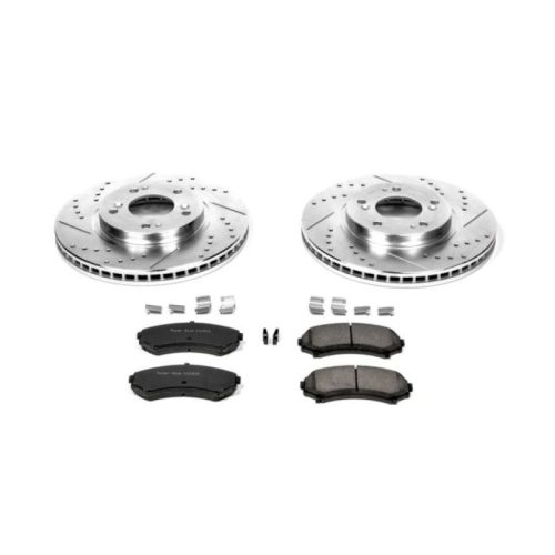 2004-2007 Mitsubishi Endeavor Front Z23 Evolution Sport Brake Kit - Premium Heavy-Duty Performance Upgrade