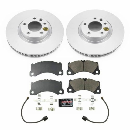 2013-2015 Porsche Cayenne Front PowerStop Z23 Evolution Sport Coated Brake Kit - Heavy-Duty Replacement for Enhanced Braking Performance