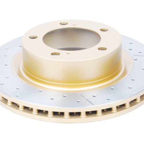 DBA Street Series Rotor for Toyota 4Runner, Lexus GX460, Land Cruiser 2010-2011 Front Drilled and Slotted Replacement - Image 2