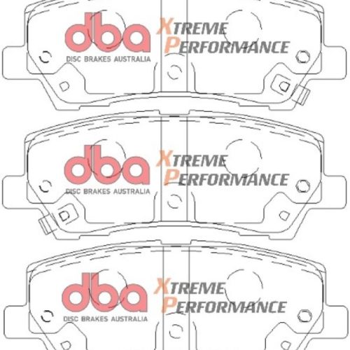 DBA XP Series Rear Brake Pads for Ford Mustang 2015-16 - Heavy-Duty Performance Replacement