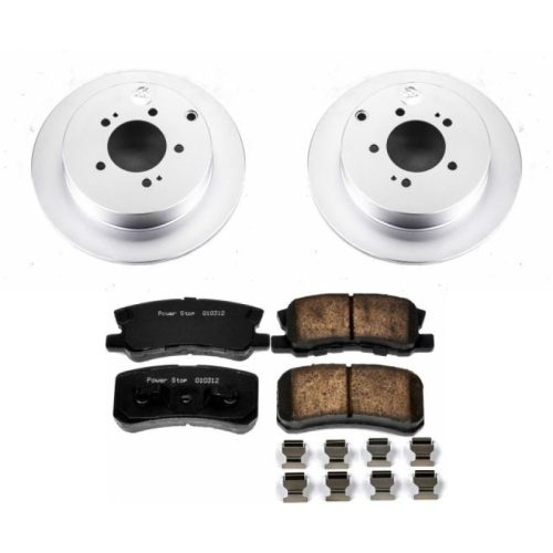 2007-2011 Mitsubishi Outlander Rear Brake Rotor and Ceramic Brake Pad Assembly - Heavy-Duty Fleet Replacement