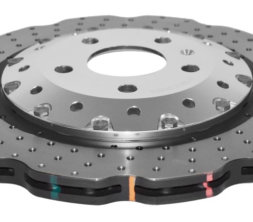 DBA 5000 Series Brake Rotor for Audi RS5 2013-15 Rear High Performance Wavy Drilled Replacement