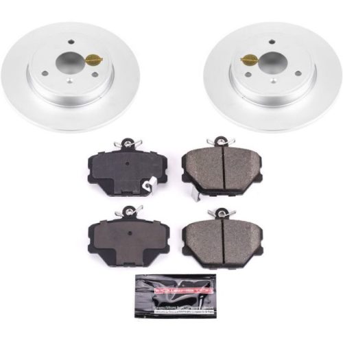 2012-2013 Smart Fortwo Front Brake Rotor and Ceramic Pad Assembly - Heavy-Duty Performance Upgrade