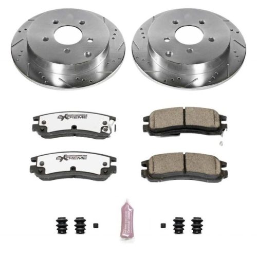2002-2004 Buick Rendezvous Rear Z26 Street Warrior Brake Upgrade Kit - Premium Heavy-Duty Performance Replacement