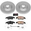 2011-2018 Audi A4, A5 Quattro, and A7 Quattro Heavy-Duty Brake Rotor and Carbon-Fiber Ceramic Pad Assembly - Premium Replacement