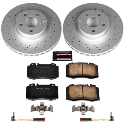 2000-2003 Mercedes-Benz S500 and CL500 Front Z23 Evolution Sport Coated Brake Kit - Premium Replacement