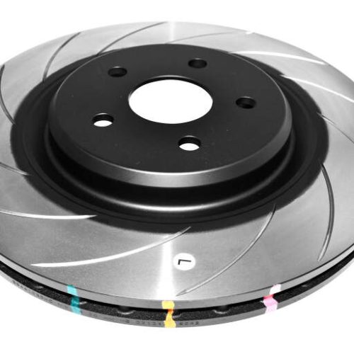 DBA 4000 Series Slotted Curved Front Left Rotor for HSV GTS VE 2006-08 6.0L V8 LS2 - Heavy Duty Replacement