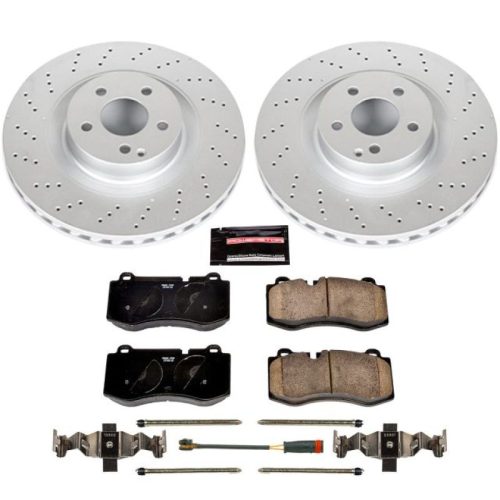 2010-2014 Mercedes-Benz S-Class, CL550 Front Brake Rotor and Pad Assembly - Heavy-Duty Performance Replacement