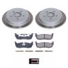 1997-2000 Ford Expedition & 1998-1999 Lincoln Navigator Rear Semi-Coated Rotor Brake Assembly - Premium Replacement