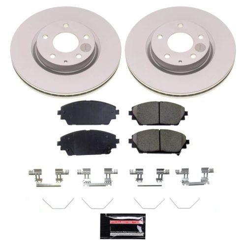 2019-2022 Mazda 3 Front Brake Rotor and Ceramic Pad Assembly - Premium Replacement