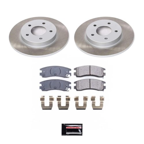 1995-2003 Oldsmobile Aurora & 2000 Buick LeSabre Rear Semi-Coated Rotor Brake Assembly - Premium Replacement