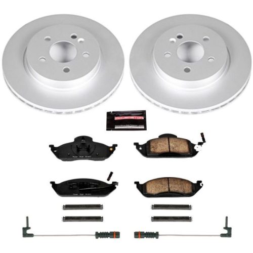 2000-2005 Mercedes-Benz ML320 Front Z23 Evolution Sport Coated Brake Kit - Heavy-Duty Replacement for Improved Stopping Power