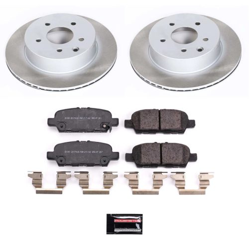 2015-2018 Nissan Rogue and Rogue Sport Rear Semi-Coated Rotor Brake Assembly - Heavy-Duty Fleet Replacement