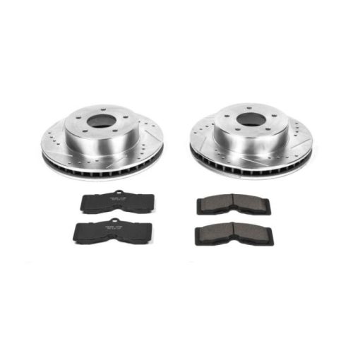 1974-1982 Chevrolet Corvette Front PowerStop Z23 Evolution Sport Brake Upgrade Kit - Premium Replacement