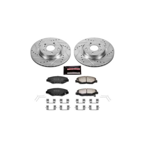 2012-2015 Honda CR-V Heavy Duty Front Brake Rotor and Pad Assembly - Premium Replacement