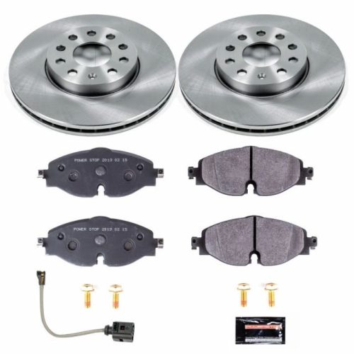 2015-2016 Volkswagen Golf, Golf SportWagen PowerStop TDSK7080 Front Track Day Spec Brake Kit - Heavy-Duty Performance Replacement for Track and Competition Use