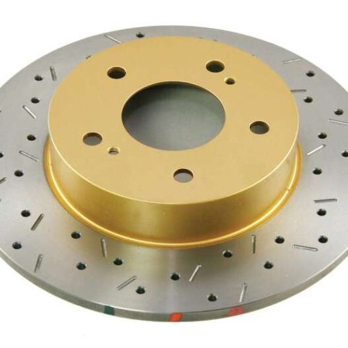 DBA 4000 Series Drilled and Slotted Rear Rotor for Nissan Maxima and Infiniti I35 1995-2004 - Premium Replacement - Image 6