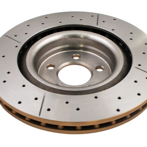 DBA Street Series Rotor for Chrysler 300, Dodge Challenger & Charger 2010 - 2015 Front Drilled and Slotted Performance Replacement - Image 2
