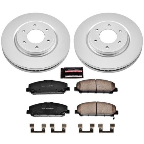 2010-2011 Nissan Titan & Armada Heavy-Duty Front Brake Rotor and Ceramic Pad Assembly - Premium Replacement