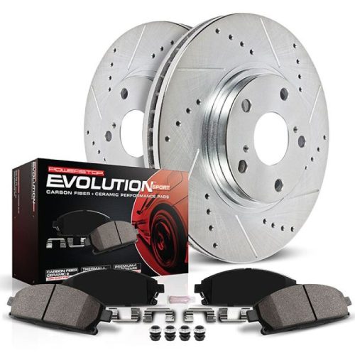 2022-2024 Ford Bronco Rear Z23 Evolution Brake Kit with Drilled & Slotted Rotors - Heavy-Duty Performance Upgrade