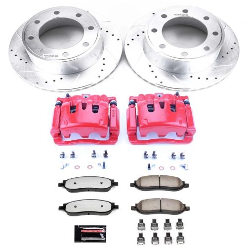 2006-2007 Ford F-250 Super Duty Heavy-Duty Truck & Tow Brake Rotor and Caliper Upgrade Kit - Premium Replacement