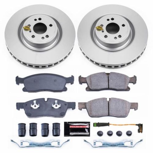 2013-2017 Mercedes-Benz GL350, GL450, ML400, GLE400, GLS450 Heavy-Duty Brake Rotor and Carbon-Fiber Ceramic Brake Pad Assembly - Premium Replacement