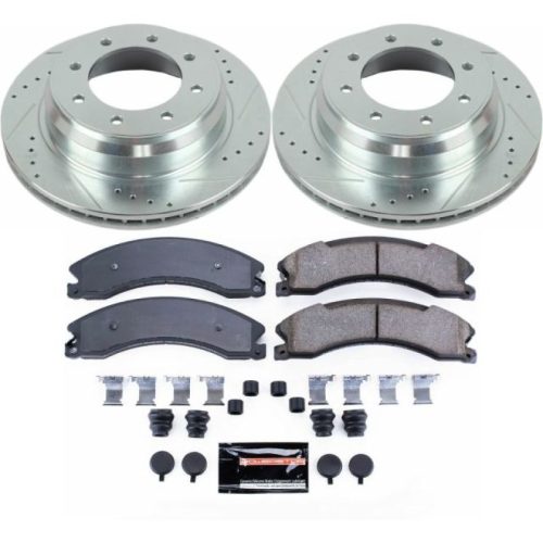 2012-2013 Nissan NV1500, NV2500, NV3500 Rear Z23 Evolution Sport Brake Upgrade Kit - Premium Heavy-Duty Replacement for Enhanced Stopping Power
