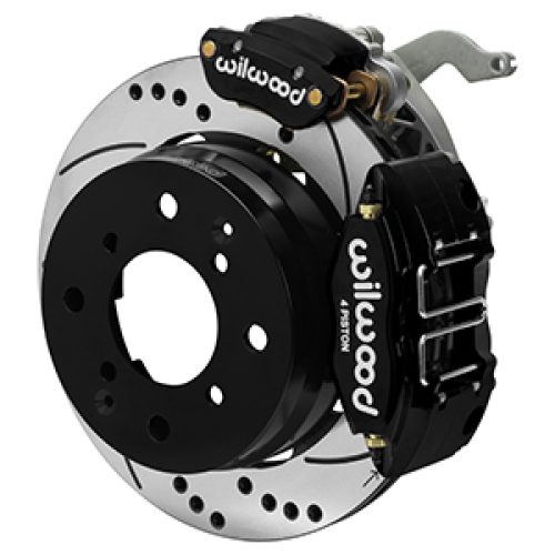 1970-1976 Porsche 914 Rear Powerlite Brake System with Dilled & Slotted Rotors - Premium Replacement