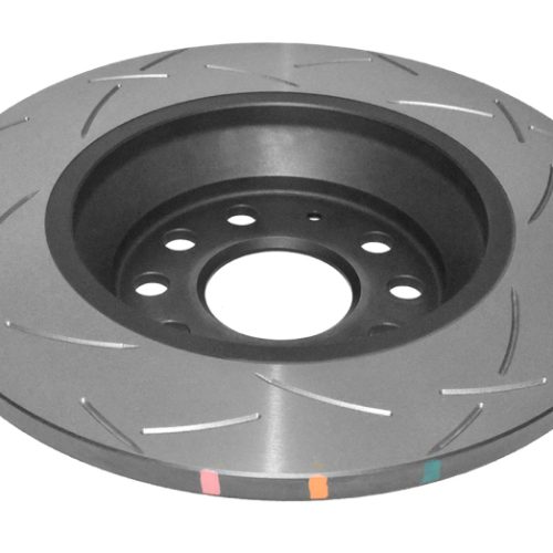 DBA 4000 Series T3 Slotted Rotor Rear 2018-19 Audi TT Quattro, Q3, Volkswagen Golf and Arteon - Premium Replacement