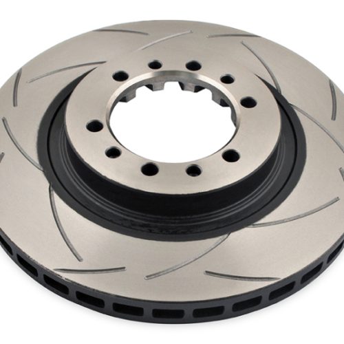 DBA Street Series T2 Slotted Brake Rotor - Front Fitment for Mitsubishi Montero and Montero Sport 1998-2000 - Premium Replacement