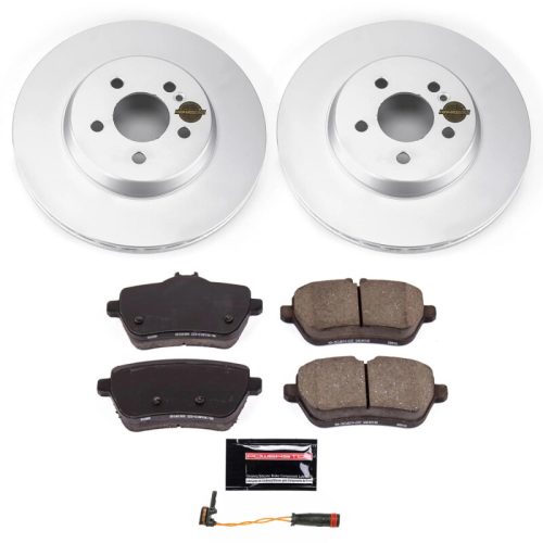 2018-2020 Mercedes-Benz S450 & S560 Rear Z23 Coated Brake Rotor and Carbon-Fiber Ceramic Pad Assembly - Premium Replacement