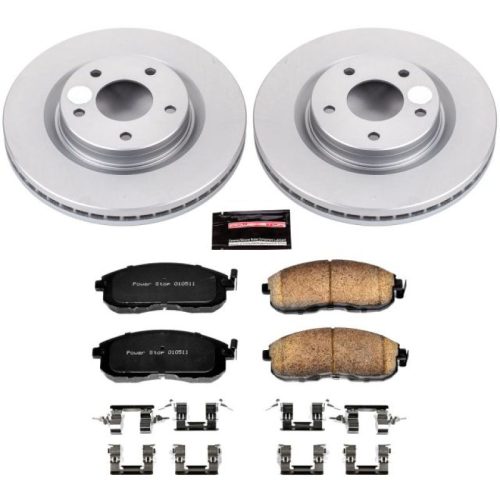 2011-2014 Nissan Juke Front Brake Rotor and Ceramic Pad Assembly - Premium Replacement