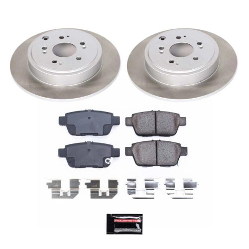 2006-2008 Honda Ridgeline Front Semi-Coated Rotor Brake Kit - Heavy-Duty Fleet and Truck Replacement